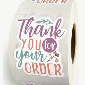 Labels - thank you for your order labels. Can be placed on anything, see photos.